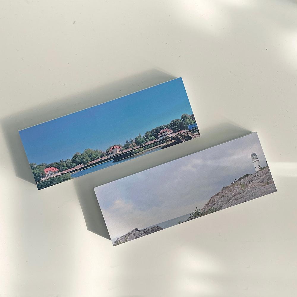 [모멘트스토리지] SLIM MEMO PAD 슬림 메모패드 ( wide ver. ) 2종