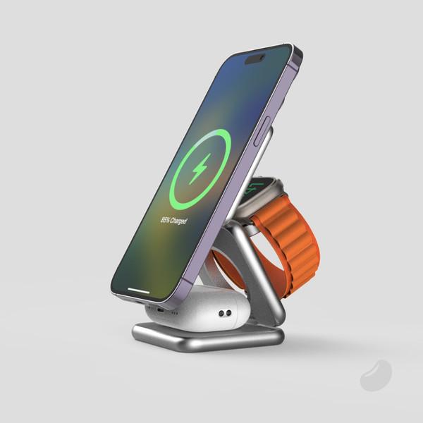 레드빈 더베러 P1 Pro 3in1 무선충전기 for 애플워치