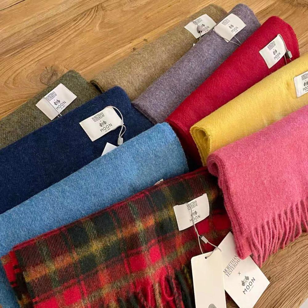 ( 빨 / 보 / 핑 /네이비 당일 ) 모어댄예스터데이 아브라함문머플러 8color 울100