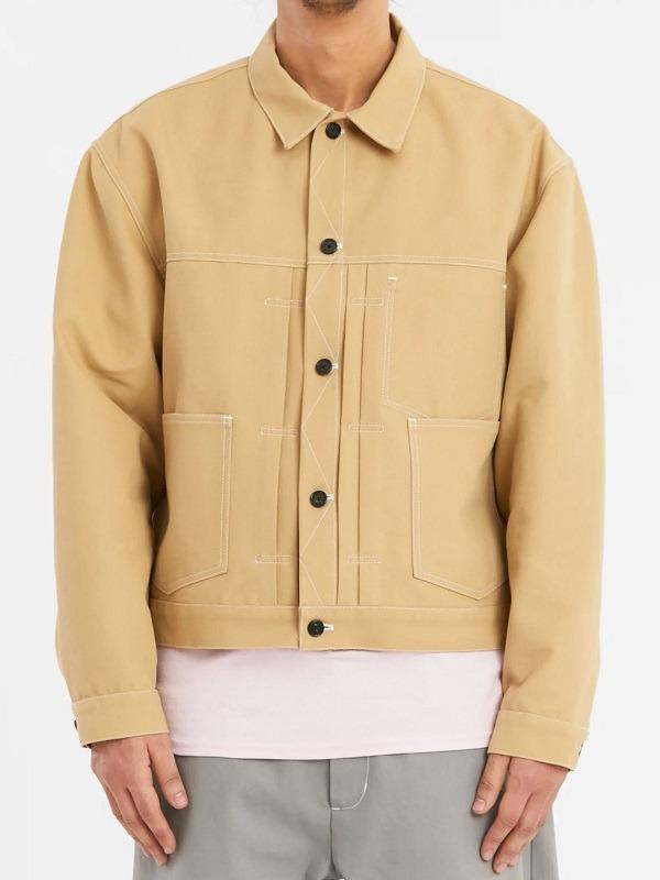 S.K. MANOR HILL 'TYPE 100\' JACKET - TAN (CANVAS)