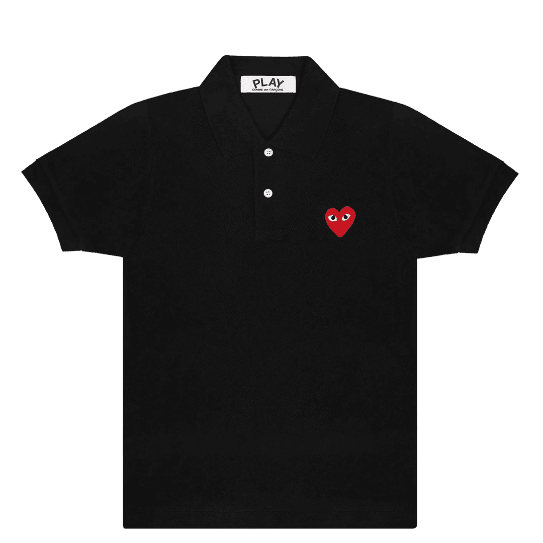 Single Red Emb Polo Tee Unisex