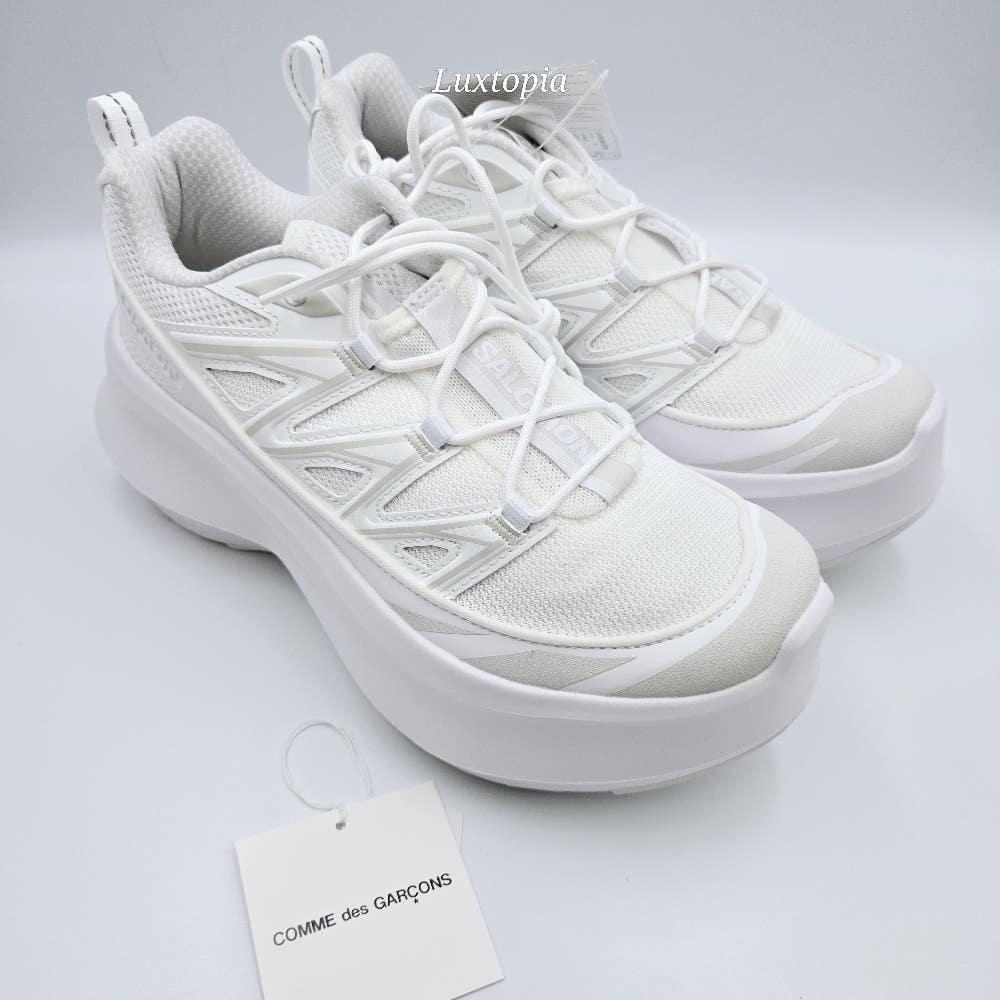 살로몬 꼼데가르송 XT-6 익스펜스 플랫폼 화이트 L47774800