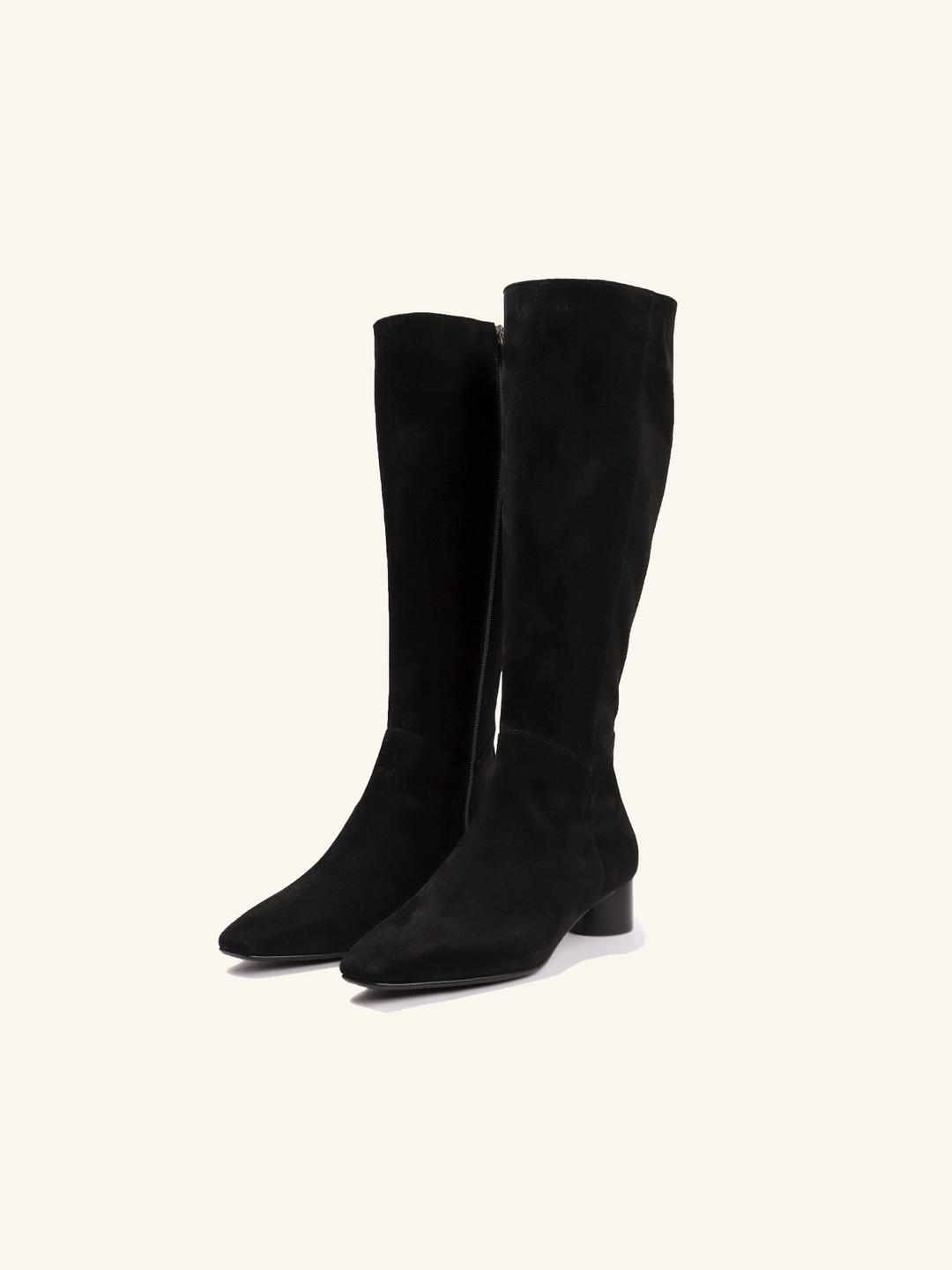 Washing long boots / 블랙스웨이드