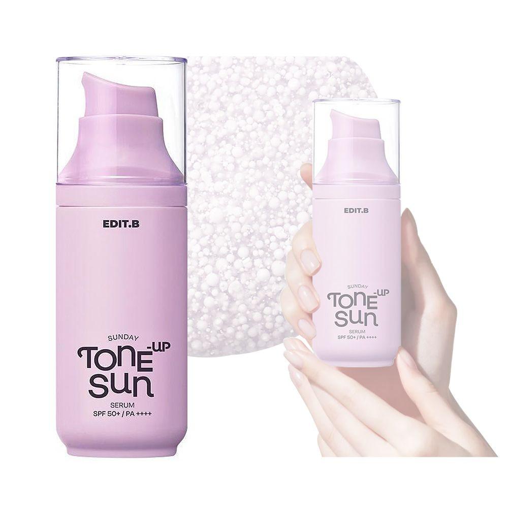 에딧비 선데이 톤업 선세럼 55ml SPF50+ PA++++