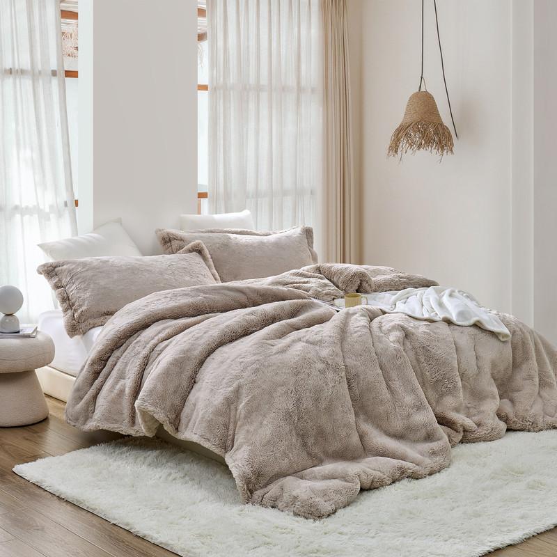 Chunky Bunny Bestie - Coma Inducer® Oversized Comforter Set - Tan of Taupe