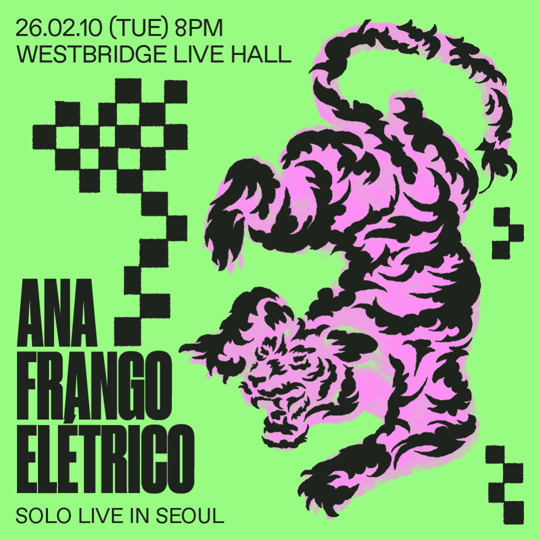 [일반예매] 2월 10일 (화) Ana Frango Elétrico Acoustic Solo Live In Seoul *티켓은 사전에 배송되지 않습니다. 당일 공연장 수령*