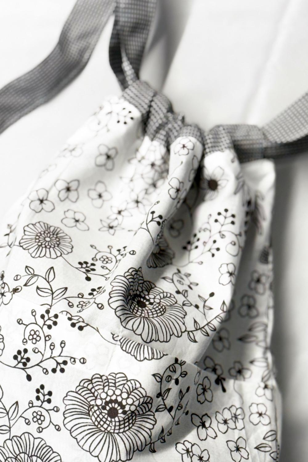 모란 양면 복조리 배낭