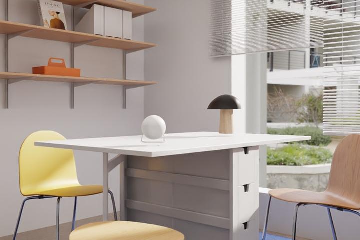 윙즈 확장형 접이식 원목식탁 테이블 3colors(의자선택)