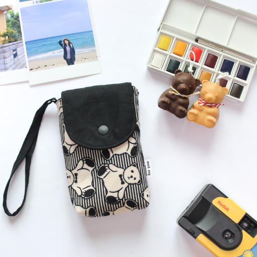 (주문제작♥️)곰돌이 필름 카메라 파우치🐻