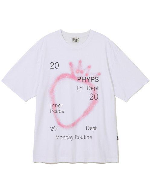 PHYPS® SPRAY BIG STRAWBERRY SS WHITE / PINK