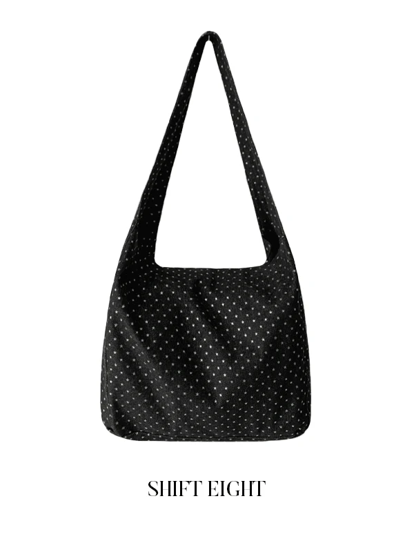 [빈티지패턴/NEW♥] 글리터스타 별 숄더백 에코백 가방