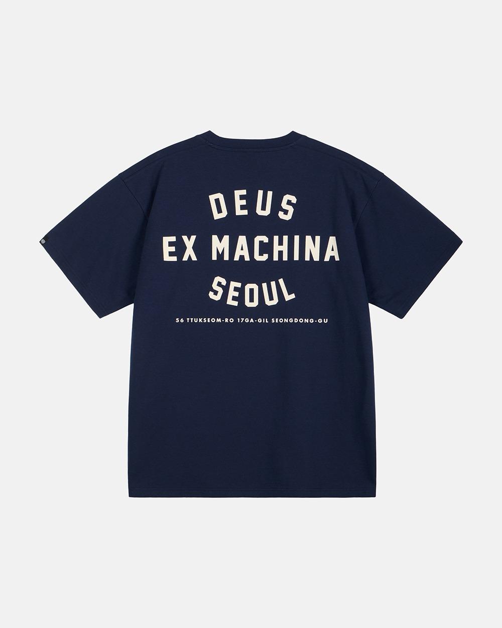 Seoul College Address Tee_Navy