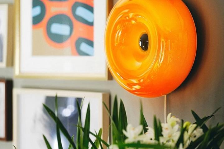 [해외] 버터캔디 라운드 도넛 월램프/무드등 벽조명 겸용