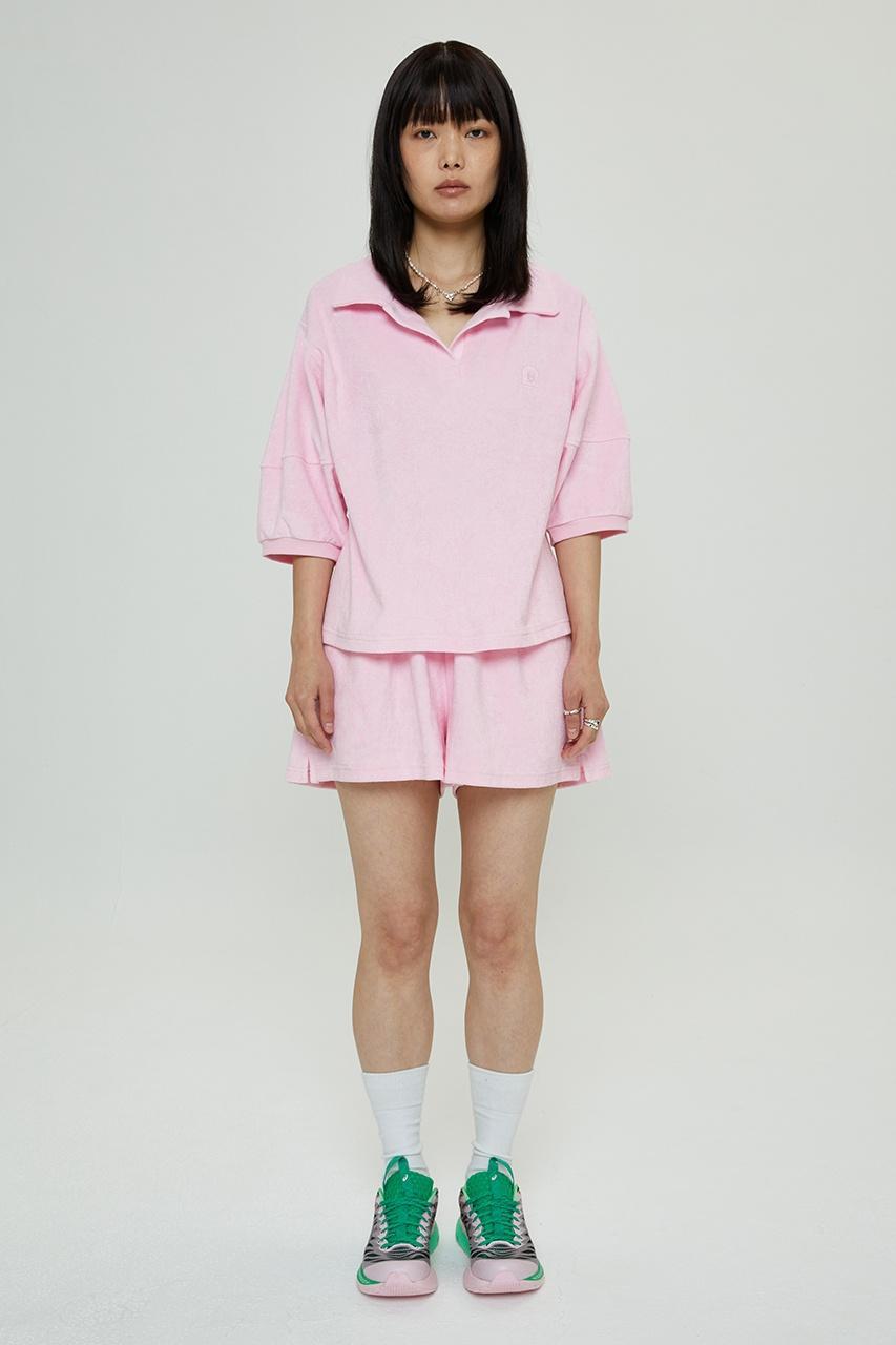 TERRY SWEAT SHORTS 밴딩 반바지 (PINK)