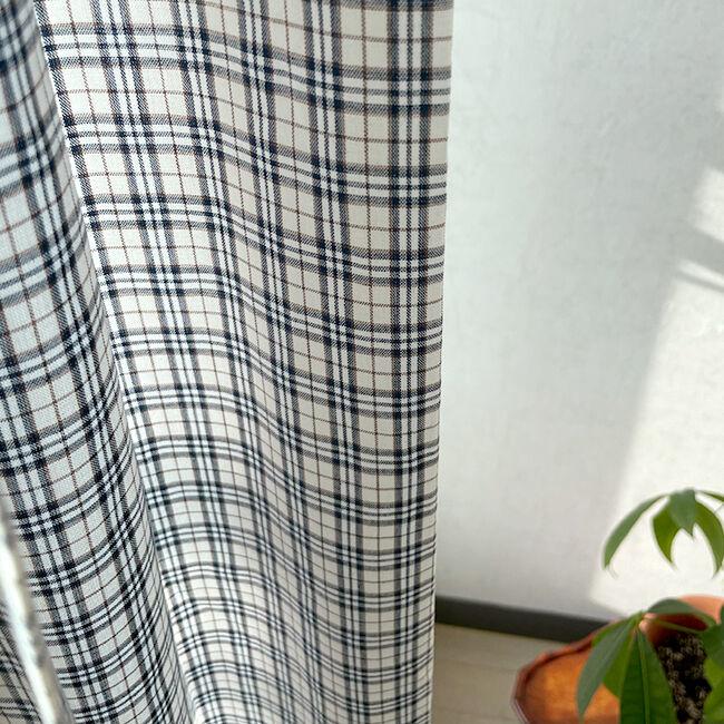 블랙애니체크 아이방 커튼