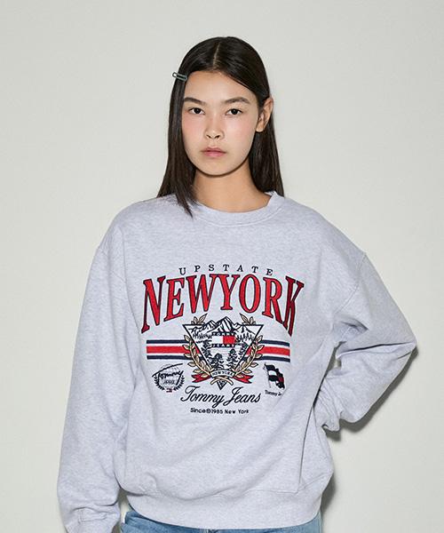 빈티지 프랩 롱 슬리브 티셔츠 (T32E6TTO33TWT1P08)