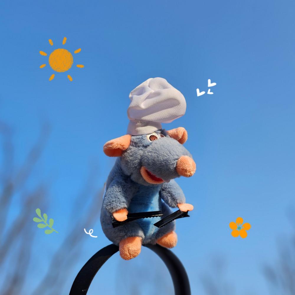 라따뚜이 머리띠 머리핀 핀 삔 인형 : 오로라 스튜디오