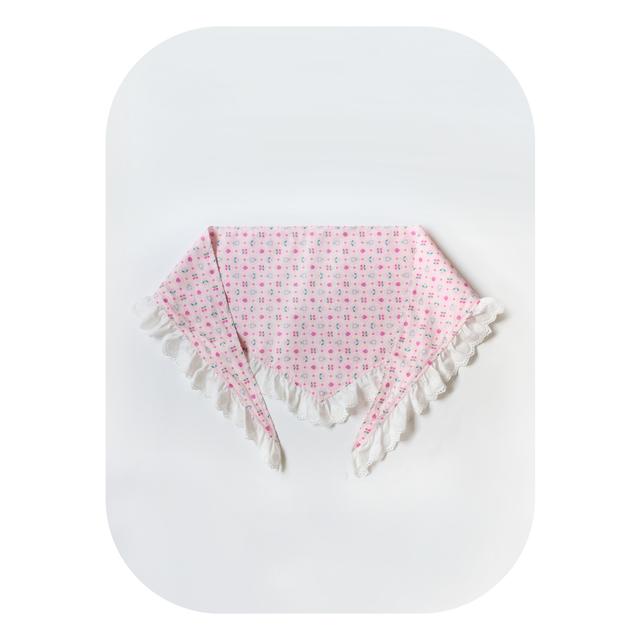 lace bandana pink