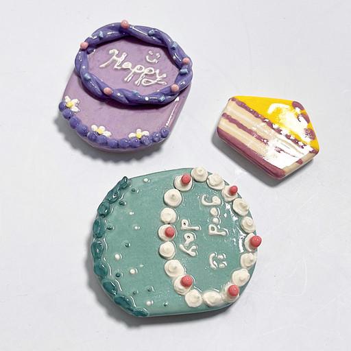 🎂핸드메이드 도자기 마그넷 set-3🍰