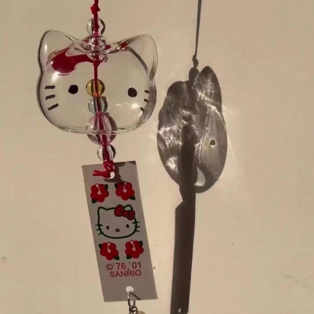 고전키티 미니후우링 풍경 일본풍 소품 후우링 룸미러장식 인테리어 도어벨 특별한날 이벤트 선물 걸이식공예 미니팬던트 : 이치고소르베 잡화점