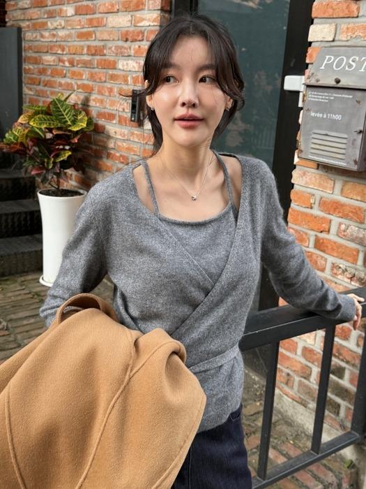 Layered Knit Top_2color