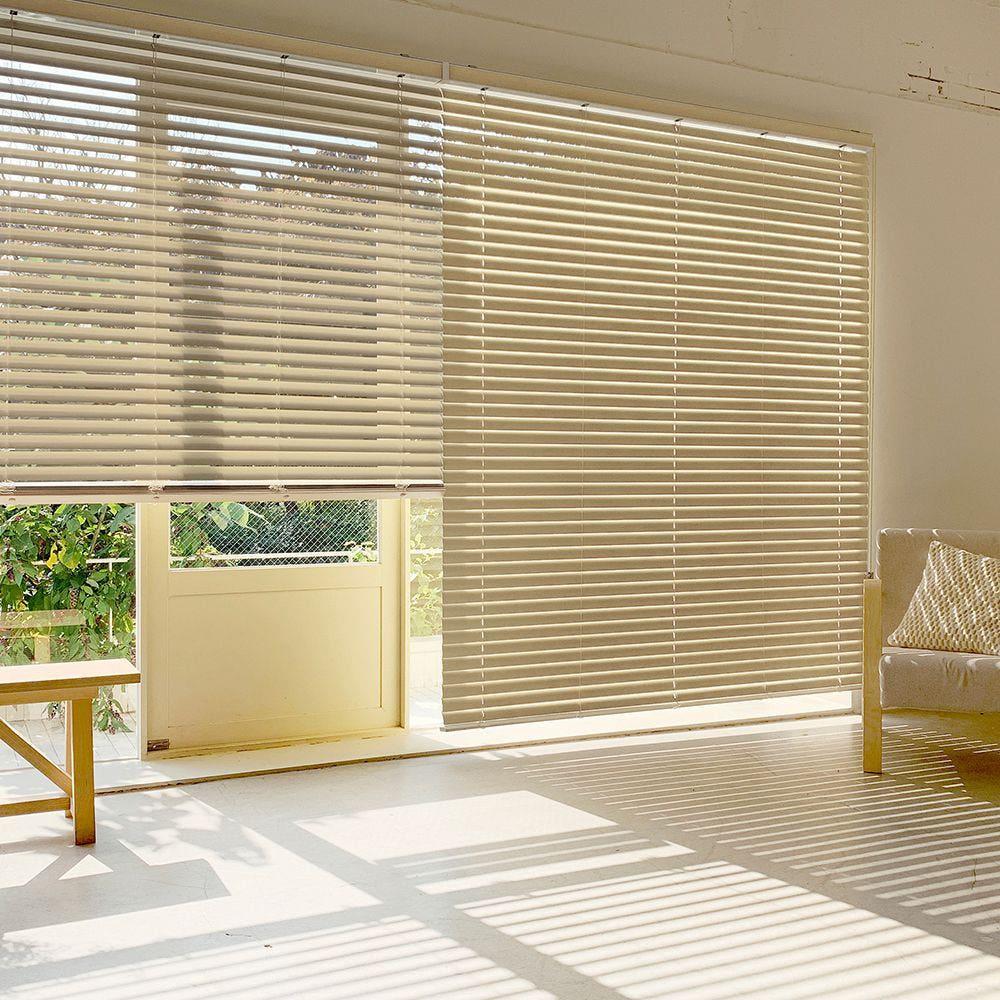 창안애 25mm알루미늄 블라인드 원코드 거실 베란다 창문 햇빛가리개 30x30