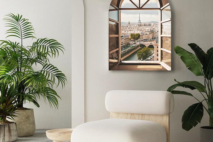 아치포스터 아치형액자 데이오브유럽 / 19.창문 속 에펠
