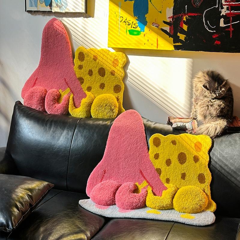 뚱이 스폰지밥 뒤태 러그