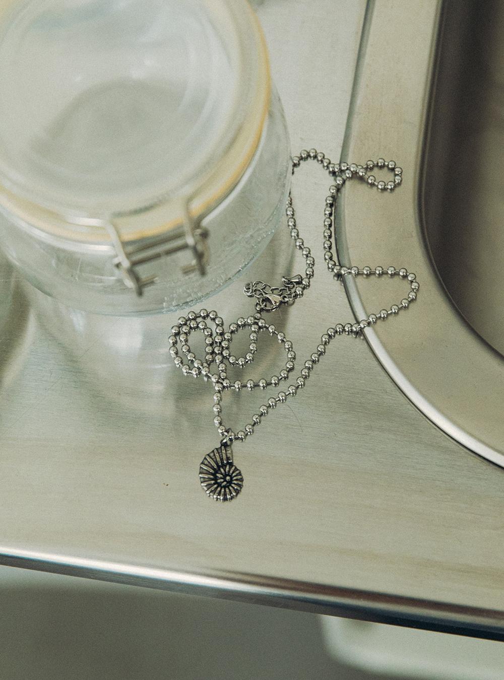 Ocean Spiral Necklace (Surgical Steel)