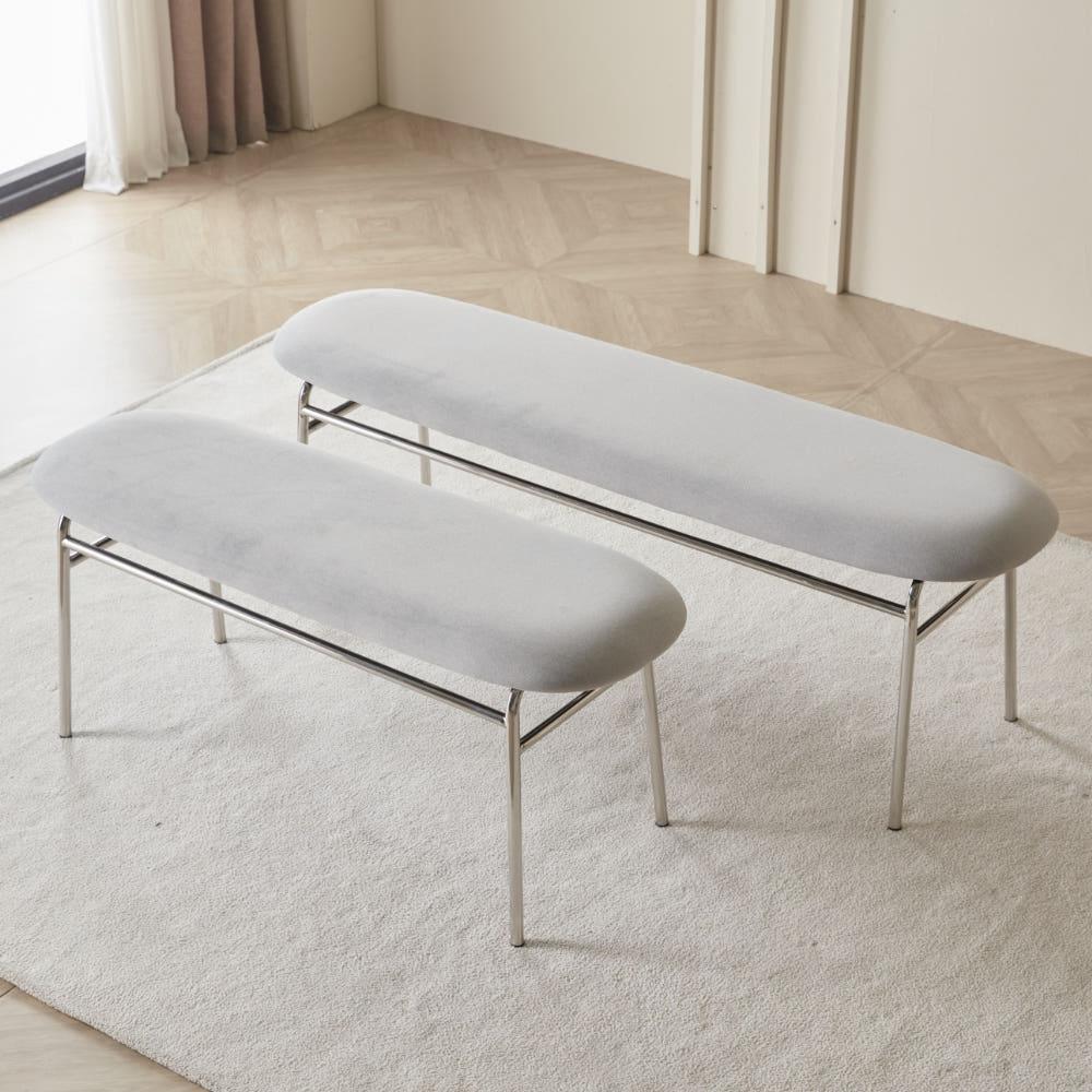 바이더하임 션벤치 생활발수 화이트 발수코팅 인테리어 카페 테이블의자 벤치 1100