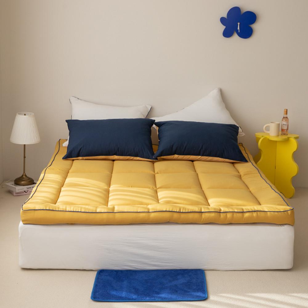 [국내생산]7CM두꺼운 향균솜 매트리스 신혼 자취 토퍼