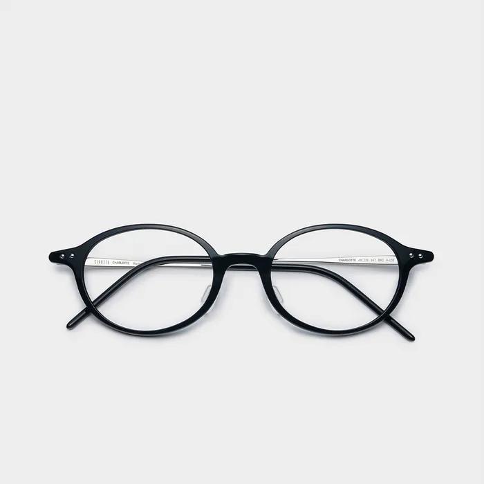 샬롯 메탈 콤비 안경 [BK1_블랙]
