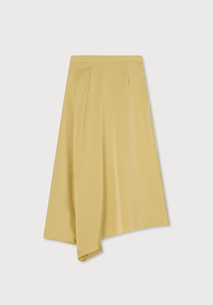 BALLOON SATIN SKIRT