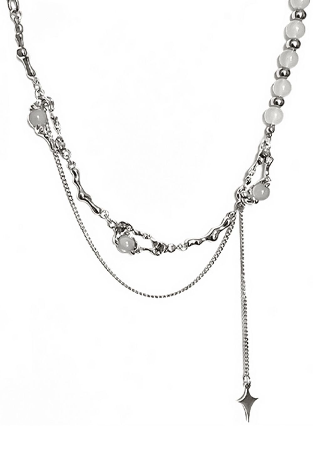 Emerald Opal Drop Necklace