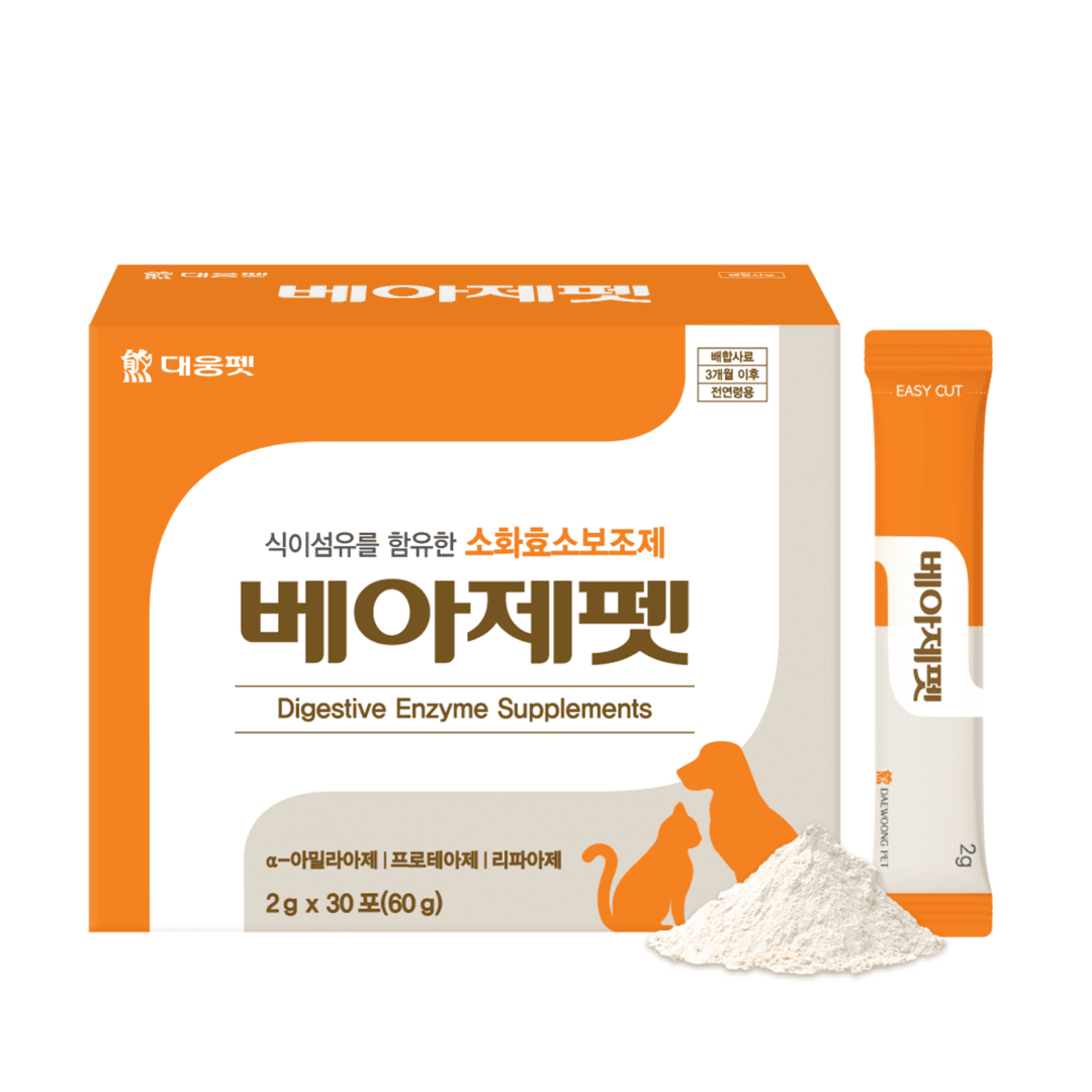 대웅펫 반려동물 베아제펫 영양제 - 장/소취영양제 | 쿠팡
