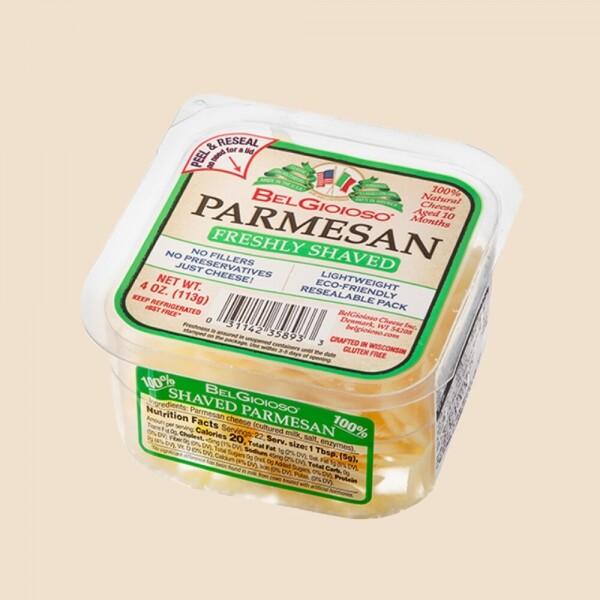 [치즈퀸 특가][유통기한 2024.4.23] 벨지오이오소 파마산 쉐이브드 컵 113g