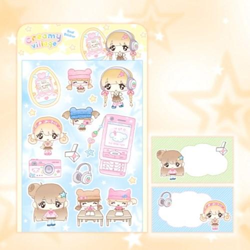 [크리미마을] Y2K 스쿨 스티커