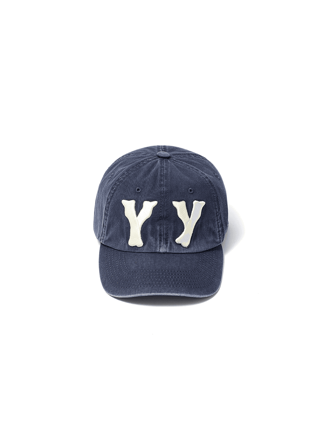 YY HEART BONE BALL CAP NAVY