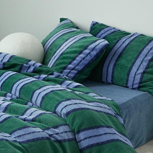 그린 스트라이프 커버 세트 (4sizes)