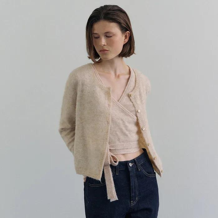 [여울,알로하 착용] [9th] WOOL ALPACA CARDIGAN_4COLOR