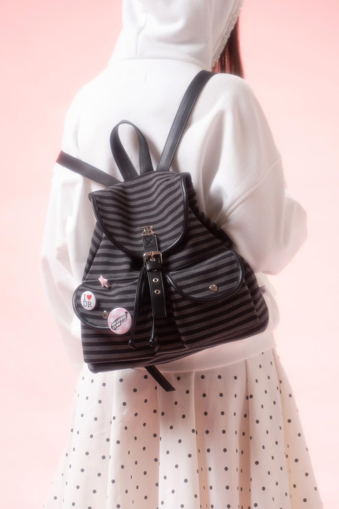 STRIPE POCKET BACKPACK