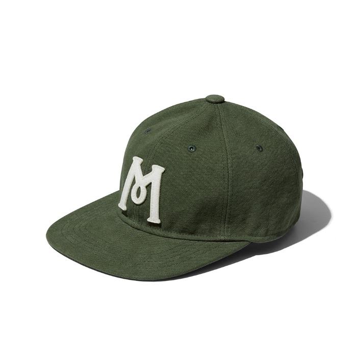 Oxford M Logo 6P Cap Vintagegreen