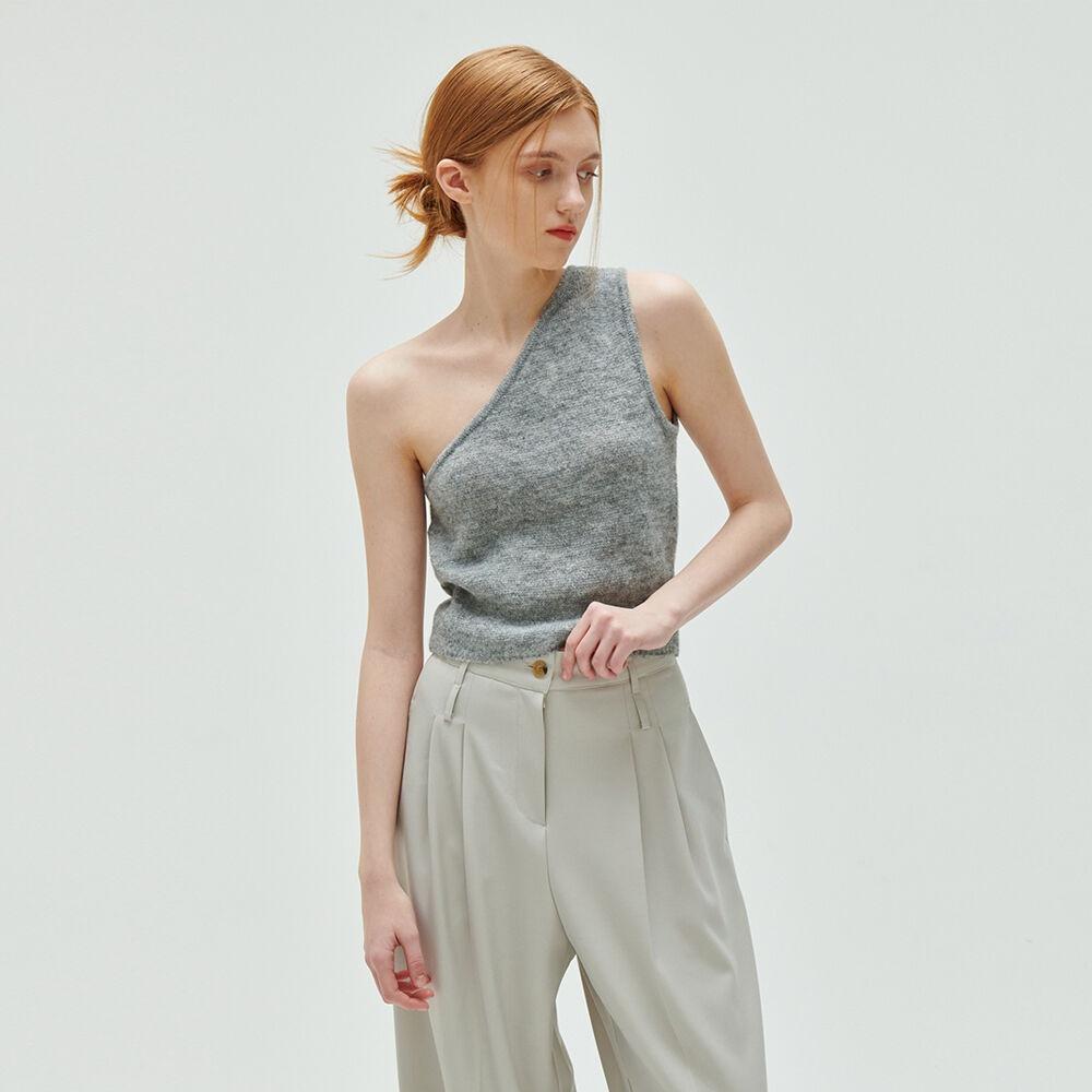 키드모헤어 언발 슬리브리스-그레이