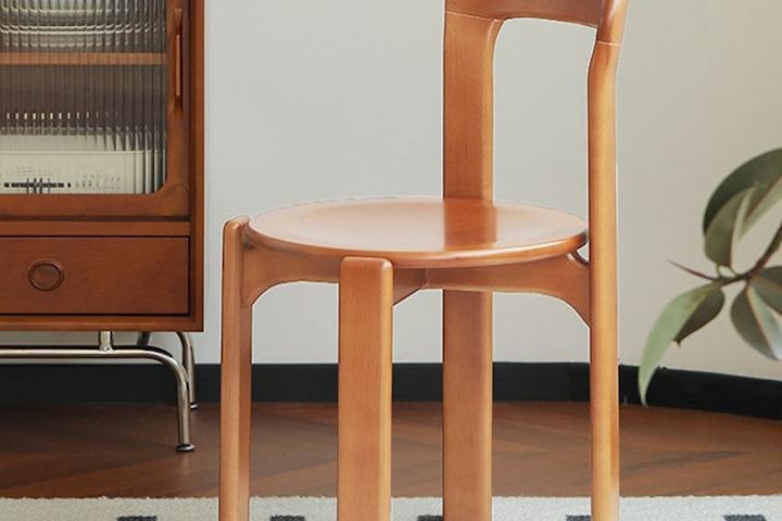 최종혜택가_83,600원 레이븐 빈티지 원목 인테리어 식탁 의자 3colors