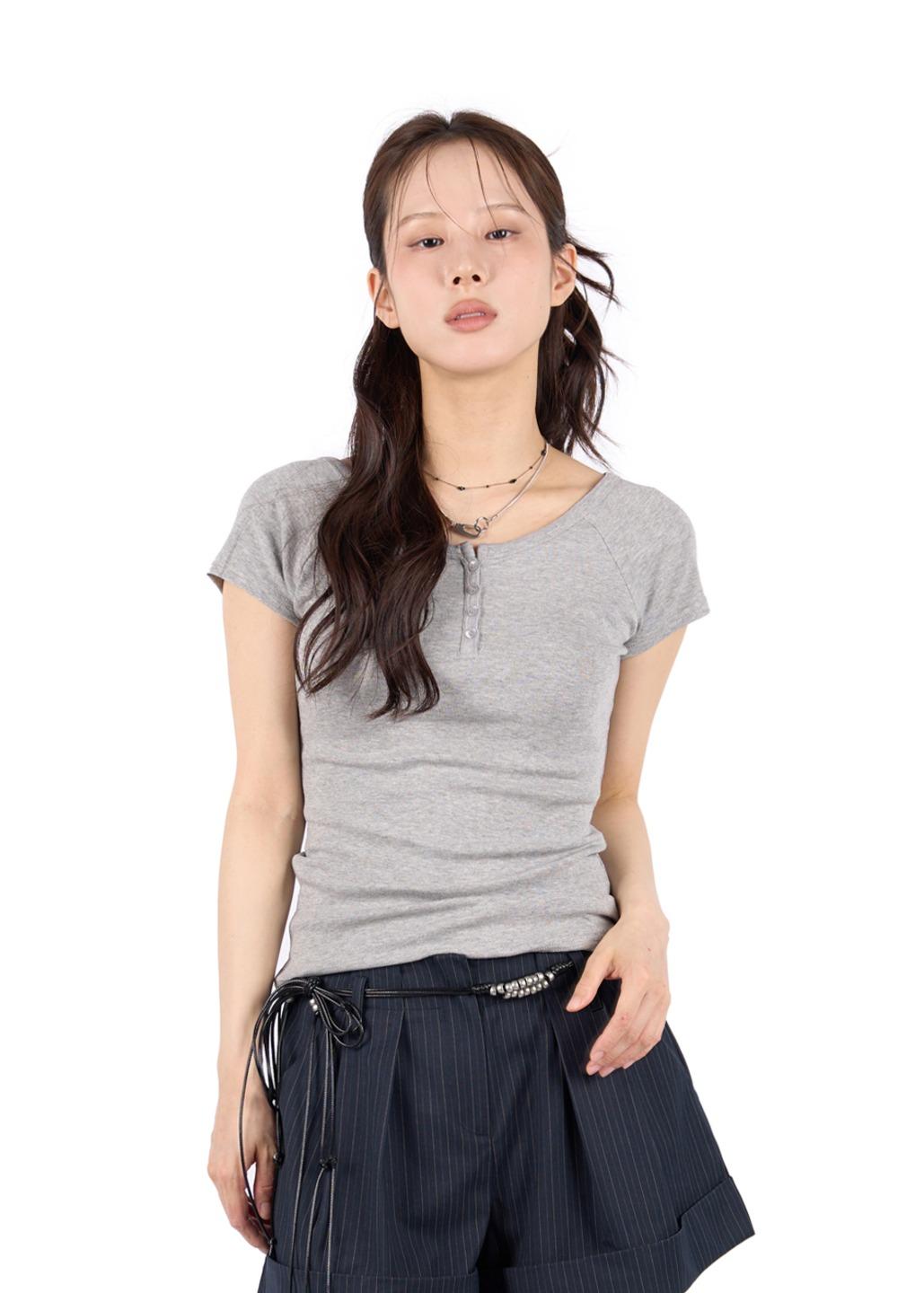 릿킴 MAY BUTTON TEE