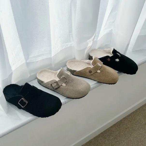 KOREA[초특가SALE/100%당일출고]국산 버켄 털슬리퍼 겨울필수템 겨울블로퍼 품절임박