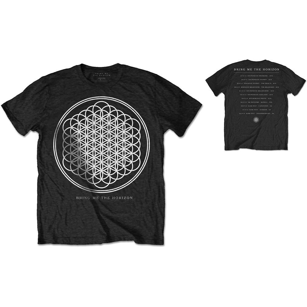 [L,2XL 국내배송] 공식 BRING ME THE HORIZON BMTH 브링 미 더 호라이즌 Sempiternal Tour 반팔 티셔츠