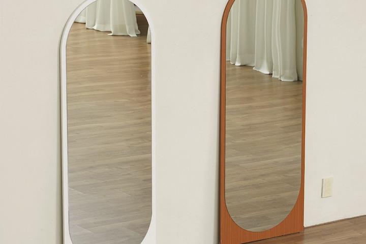 [오늘의딜]마르디B 비산방지 포토존 타원형 전신거울