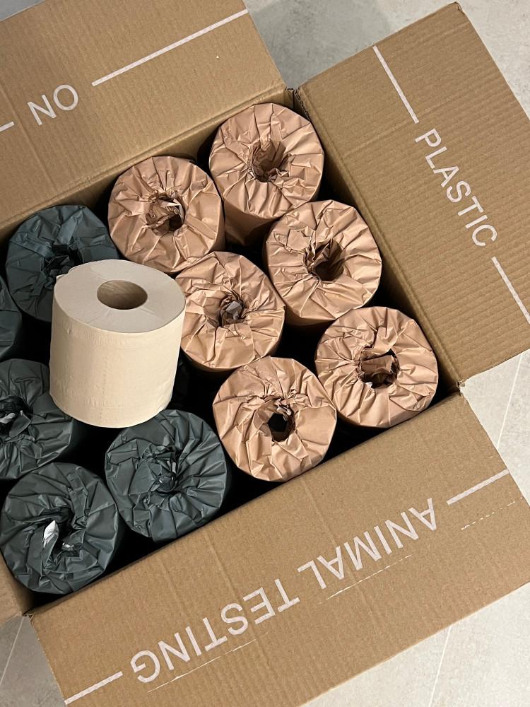 [릴리앤모어] 아이디얼에코 먼지없는 친환경 3겹 대나무 휴지 24롤