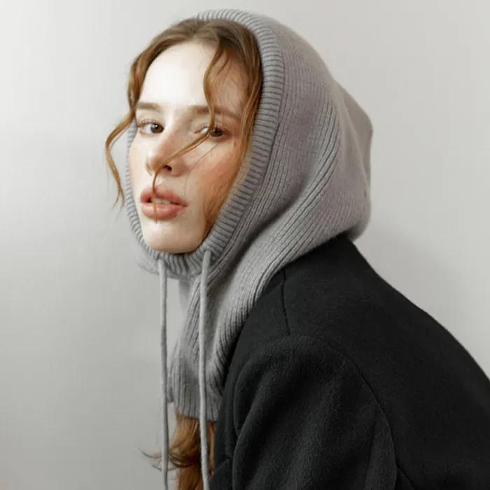[노윤서PICK][29CM단독][선물포장]Ribbed balaclava, Elena_3 colors